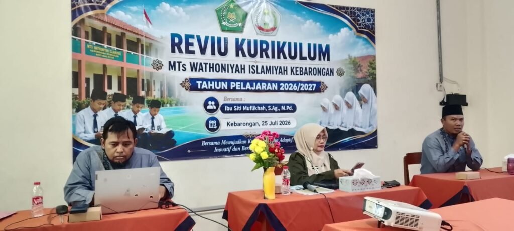 Review Kurikulum MTs WI Kebarongan